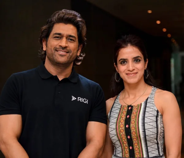 With Cricket Legend M.S. Dhoni